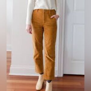 Everlane Baby Corduroy Cheeky Straight-Leg Crop Pant 27